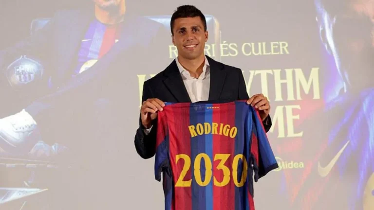 Rodri Completes £65m Move to Barcelona After Seven Years at Manchester City