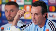 Unai Emery Chases First Super Cup Title as Aston Villa Face PSG