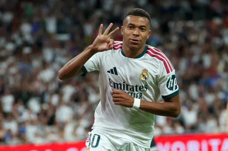 Kylian Mbappe Hat-Trick Leads Real Madrid to 4-1 Victory Over Real Sociedad