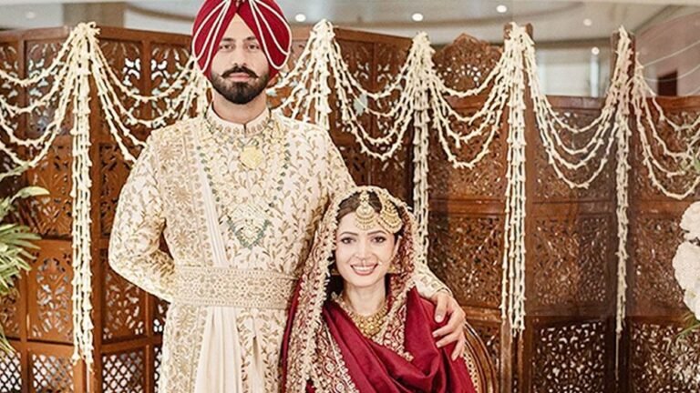 Indian Television Actress Charlie Chauhan Marries Cricketer Ramandeep Singh