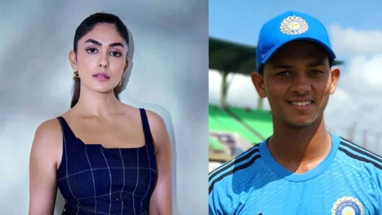 Actress Mrunal Thakur Dismisses Dating Rumors with Cricketer Yashasvi Jaiswal
