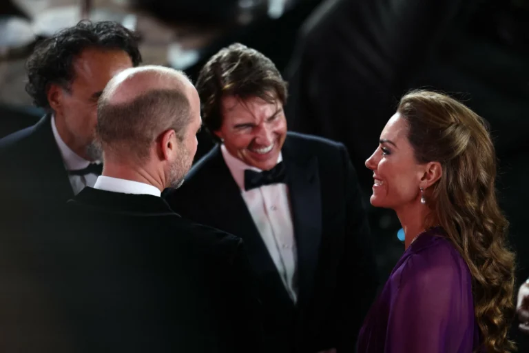 Tom Cruise Joins Royals at Digger Premiere in London