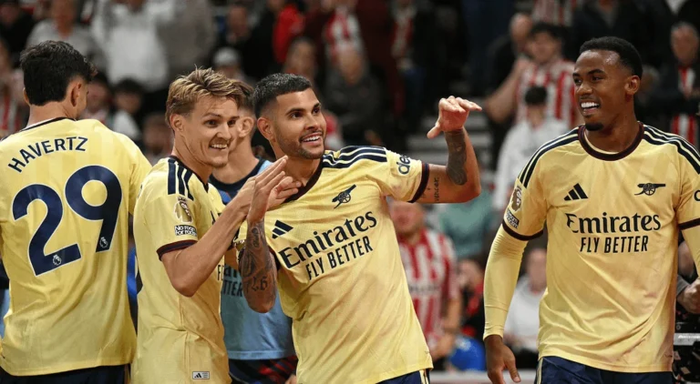 Guimaraes Strike and Raya Penalty Save Extend Arsenal's Premier League Lead