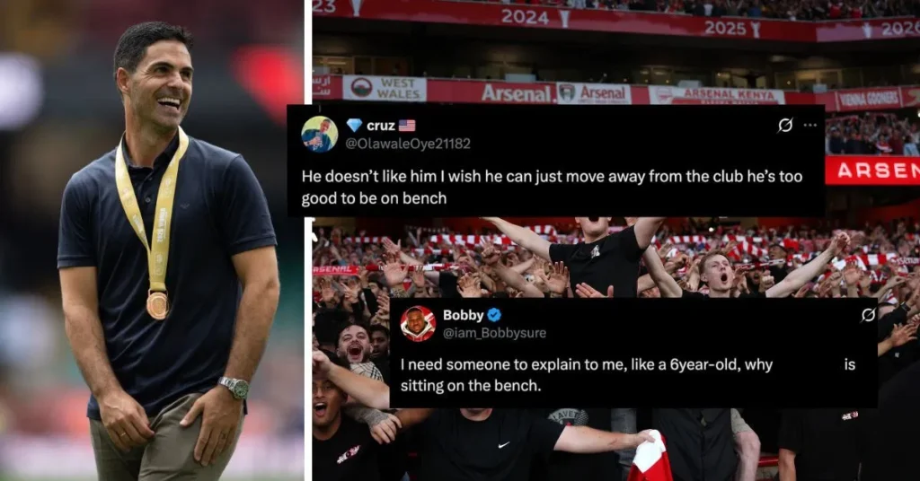 Arsenal Supporters Question Mikel Arteta’s Decision to Bench Viktor Gyokeres Against Aston Villa