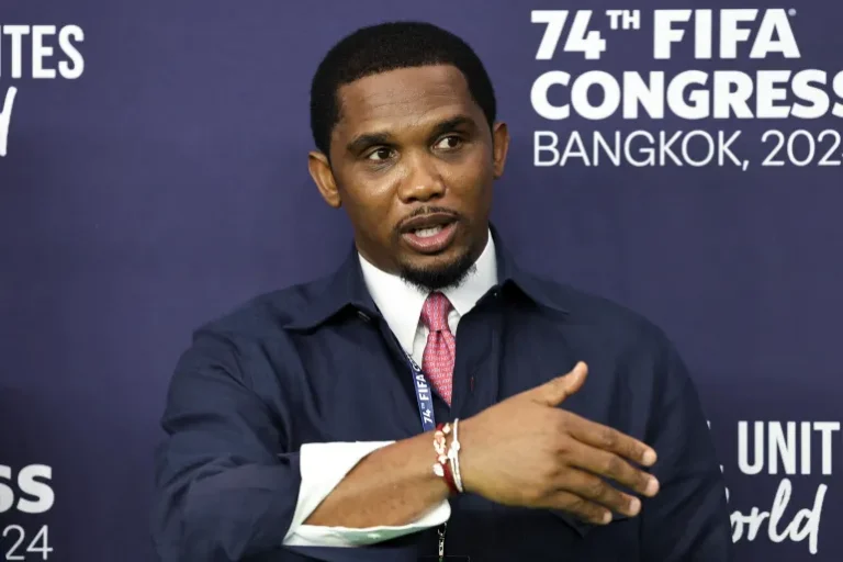 Samuel Eto’o Urges African Football Federations to Back FIFA President Gianni Infantino