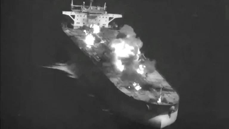 Tensions Rise in Strait of Hormuz as Iran Reports Strike on U.S. Vessel