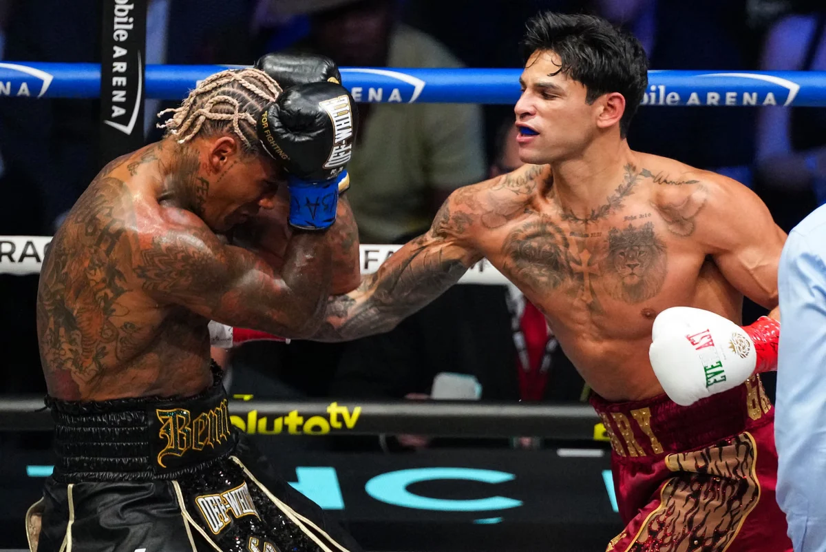 Ryan Garcia Calls Out Teófimo López After Second-Round Stoppage of Conor Benn