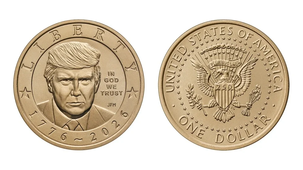 U.S. Mint Releases Commemorative $1 Coin Featuring President Donald Trump