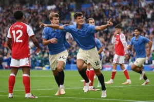 Brighton Stun Arsenal 3-0 as Manchester City Take Premier