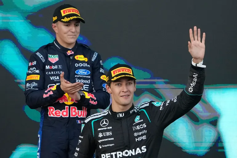 George Russell Wins Thriller at Azerbaijan Grand Prix