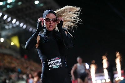 Keely Hodgkinson Triumphs in Superwoman Look at Athlos London