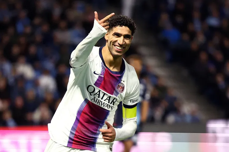 Achraf Hakimi Hits Hat-trick in PSG’s 5-1 Ligue 1 Victory