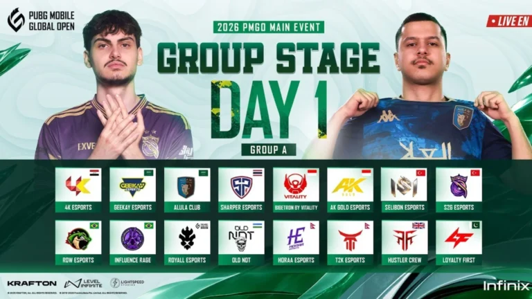 PMGO 2026 Season 2: Group Stage Day 1 Schedule