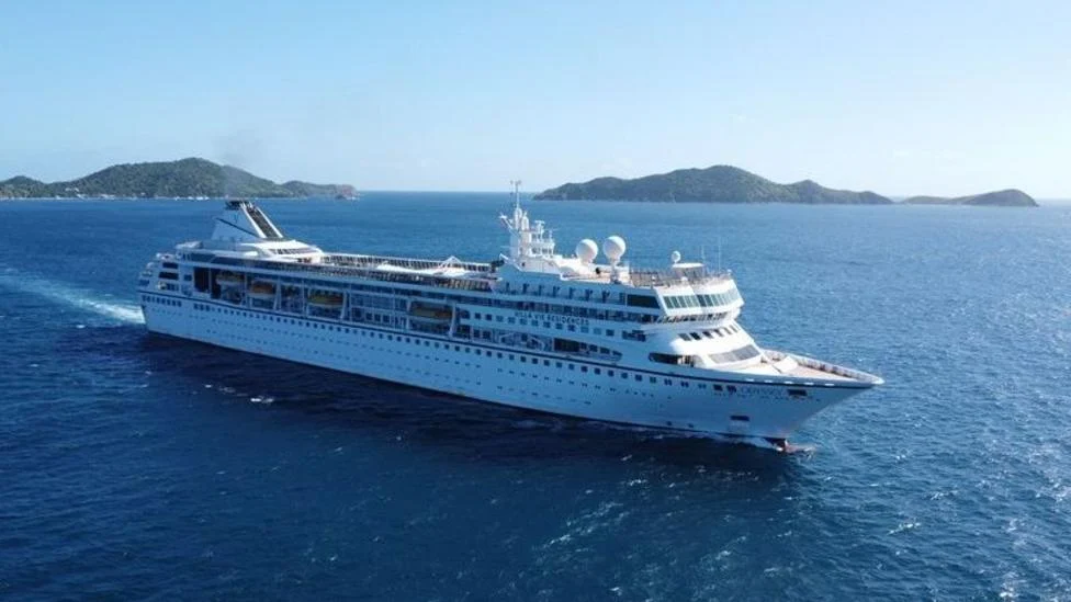 Luxury Cruise Ship Stranded in Cambodia as Fuel Costs Skyrocket