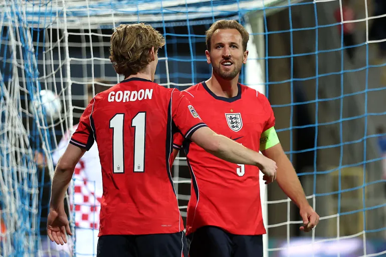 England Rout Croatia 7-0 in Dominant Nations League Performance