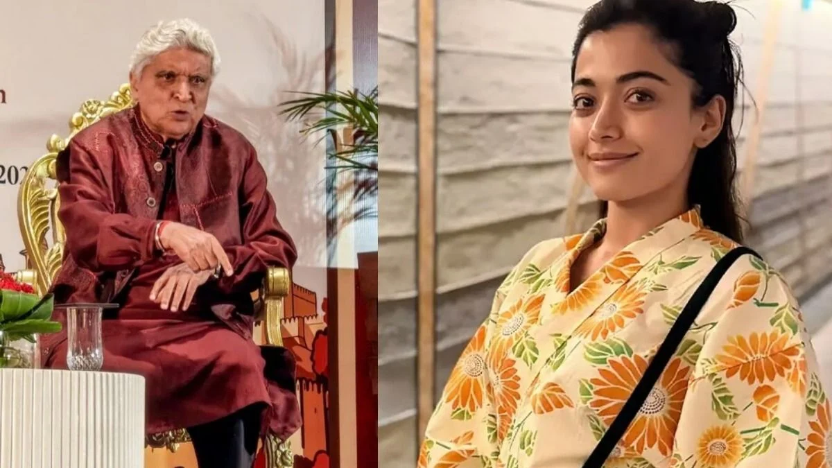 Javed Akhtar Defends Rashmika Mandanna Amidst Accent Criticism