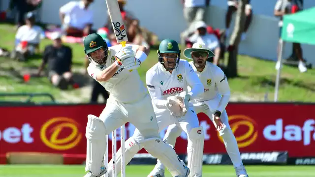 Australia Takes Cape Town Test Lead Through Late Partnership