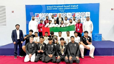 UAE Judo Teams Secure 29 Medals at Arab Open