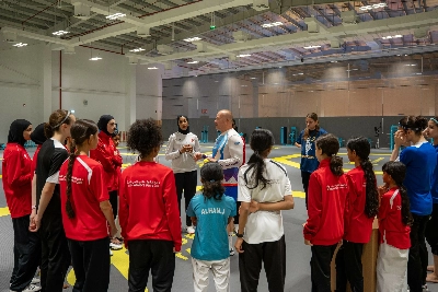 Valera Bruns Leads Intensive Taekwondo Camp in Sharjah